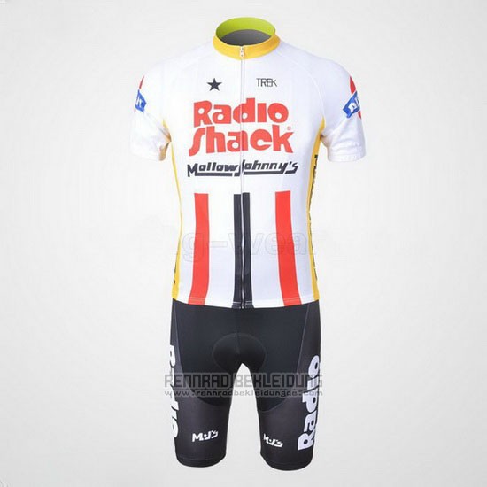 2011 Fahrradbekleidung Radioshack Champion Stati Uniti Trikot Kurzarm und Tragerhose - zum Schließen ins Bild klicken